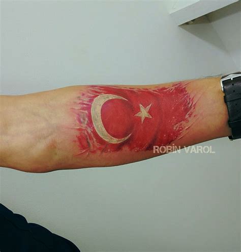 türk bayrağı tattoo